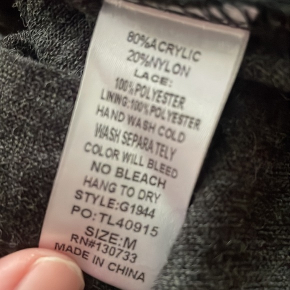 Umgee Long Sleeve Dress-Size Med - Picture 4 of 5